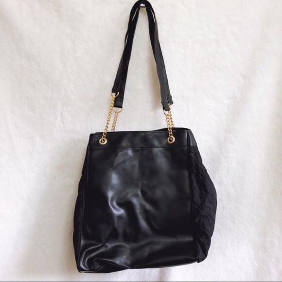 Lancôme Black Gold Chain Shoulder Clasp Bag - Picture 4 of 8